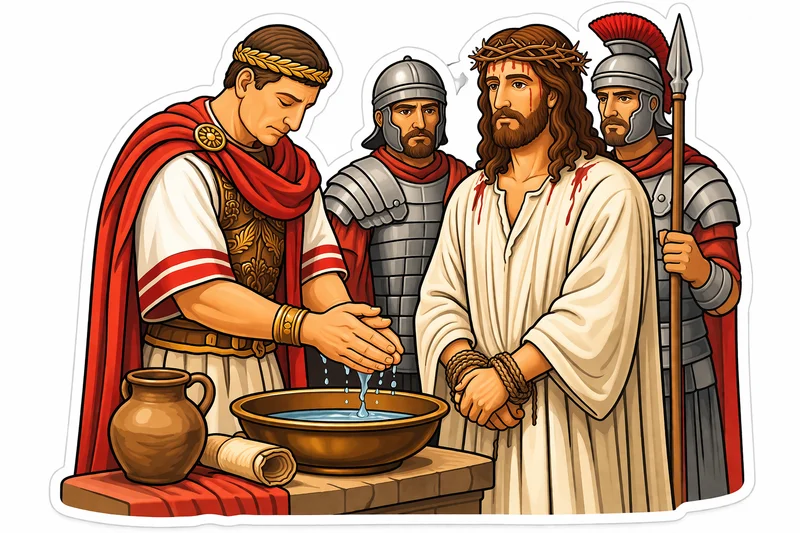 HWP - Pilate washing his hands