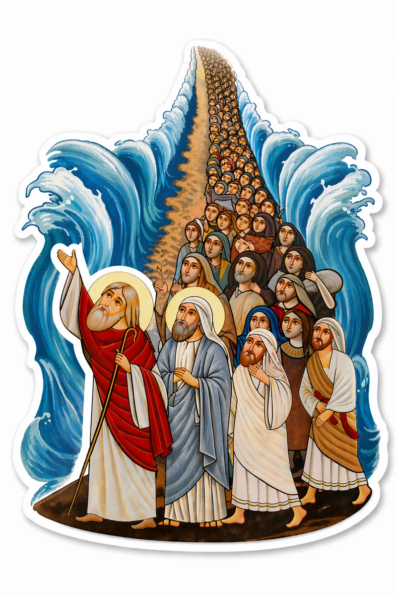 Parting of the red Sea