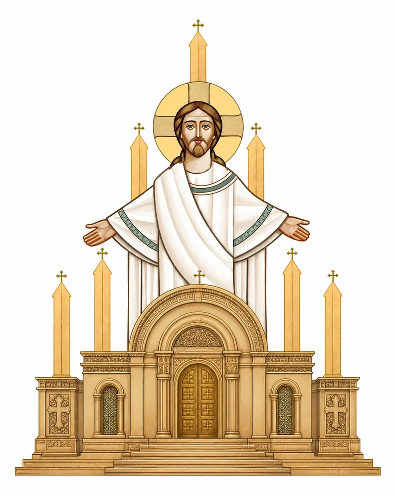 Christ Protecting The Church